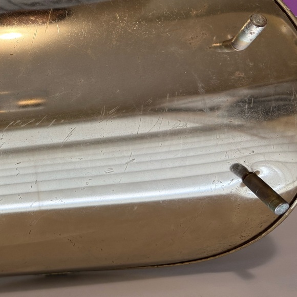 Vintage Cabin Brass Fireplace Log Holder Fire Wood Kindling Basket 19" - Picture 3 of 8